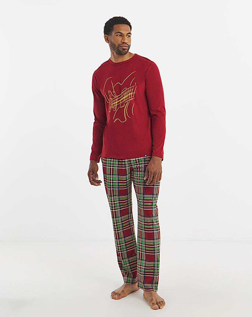 New In - Joe Browns Graphic Check Pyjama Set
