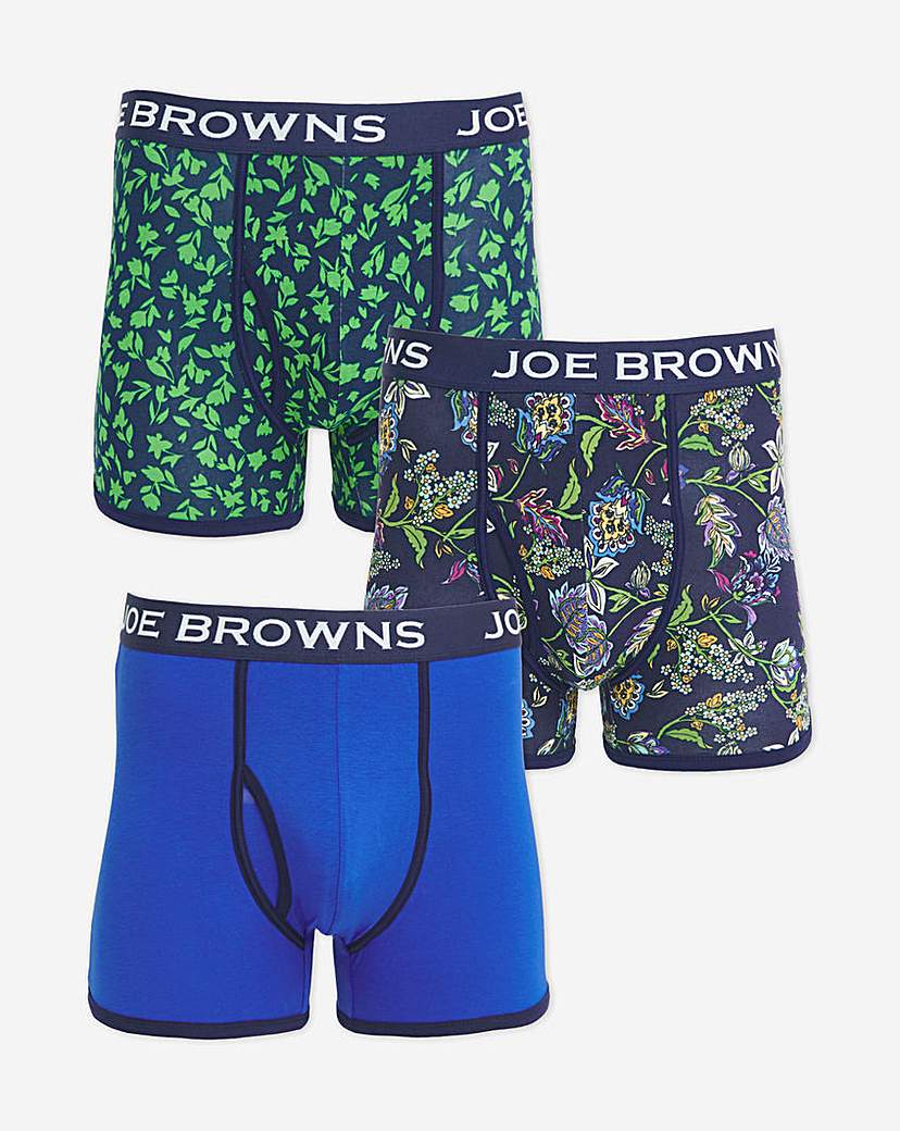 New In - Joe Browns 3 Pack Boxer Shorts