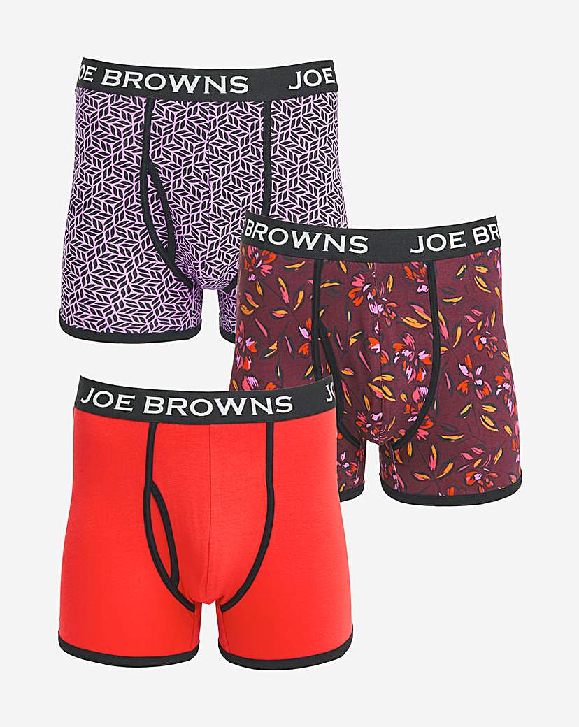 Joe Browns 3 Pack Boxer Shorts