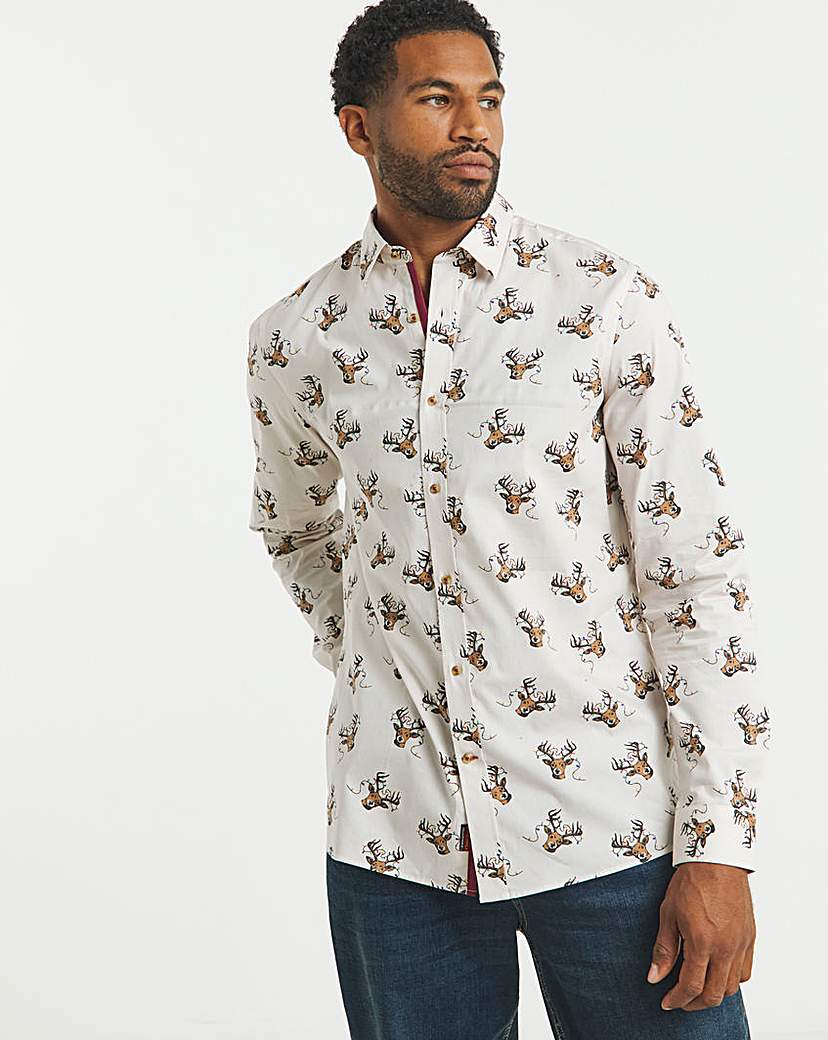 New In - Joe Browns Christmas Reindeer Shirt