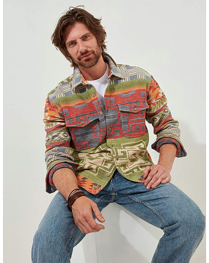 New In - Joe Browns Aztec Overshirt