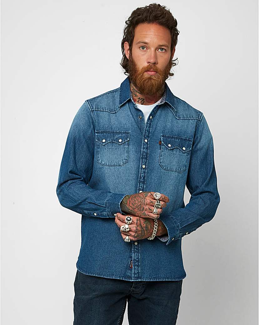 New In - Joe Browns Blue Denim Shirt