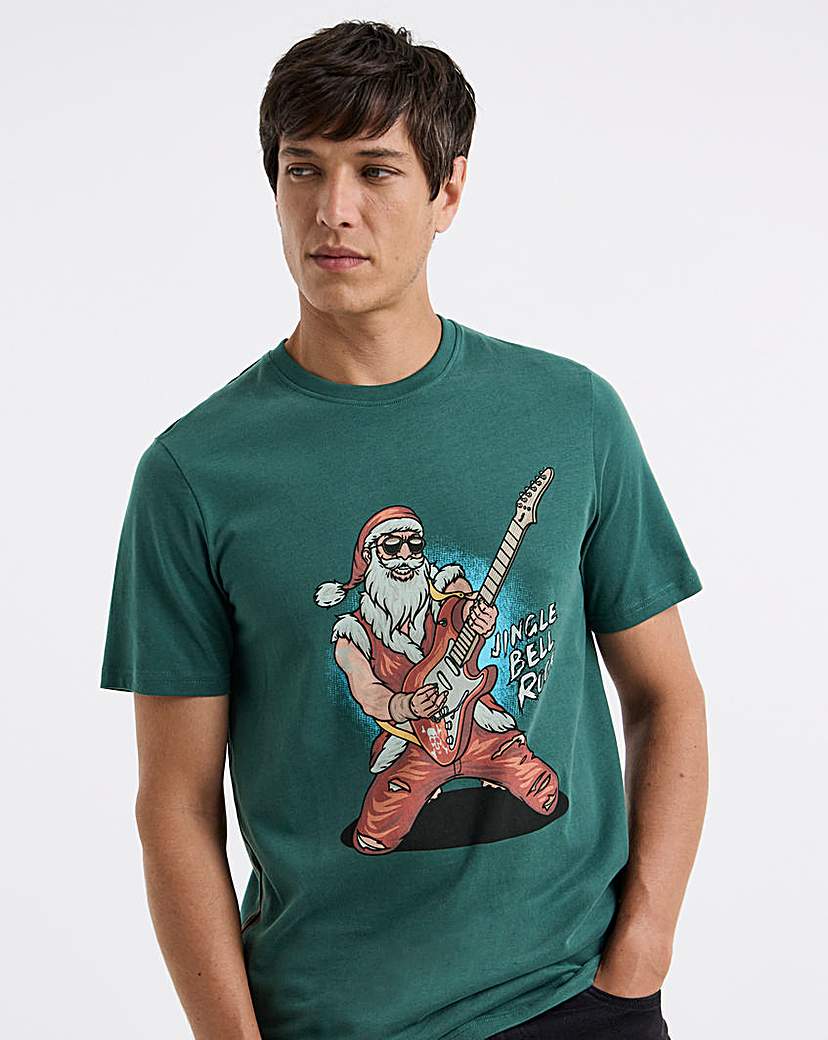 New In - Joe Browns Rocking Santa T-Shirt