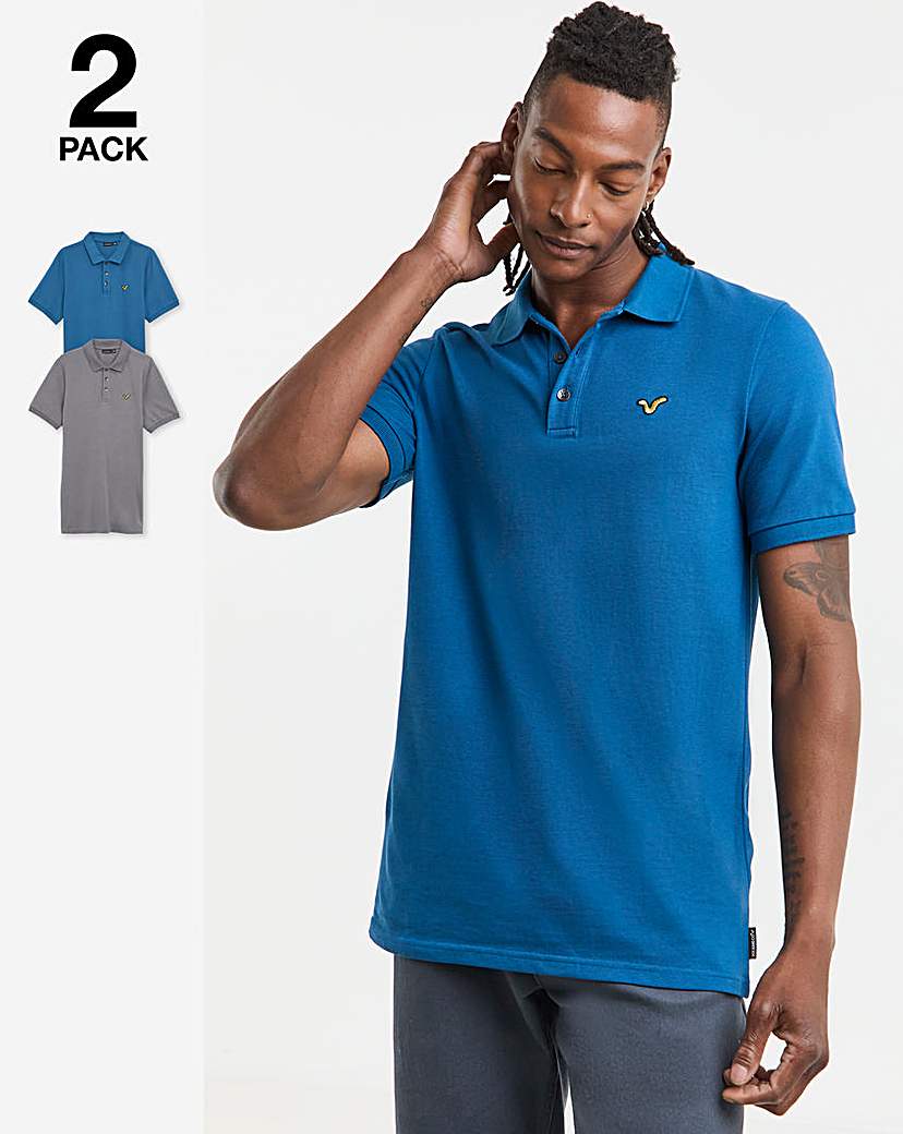 New In - Voi 2 Pack Polos Long