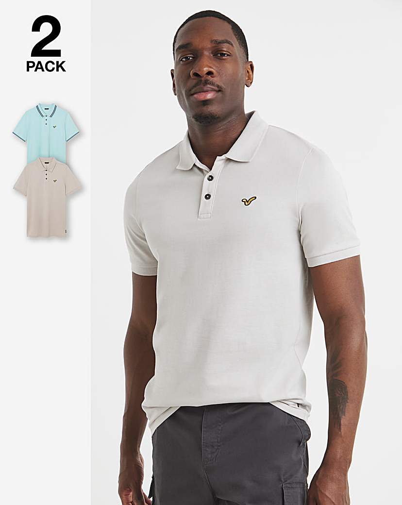 Voi 2 Pack Storm Polo Shirts Long …