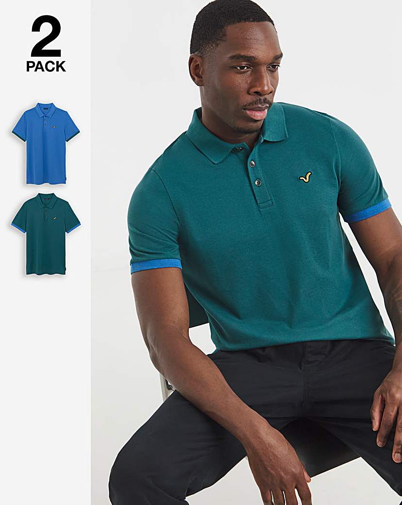 Voi 2 Pack Storm Polo Shirts Long …