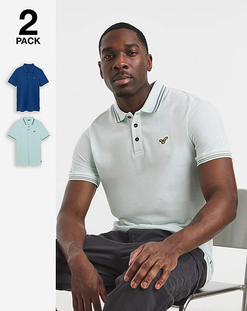 Voi 2 Pack Storm Polo Shirts Long …