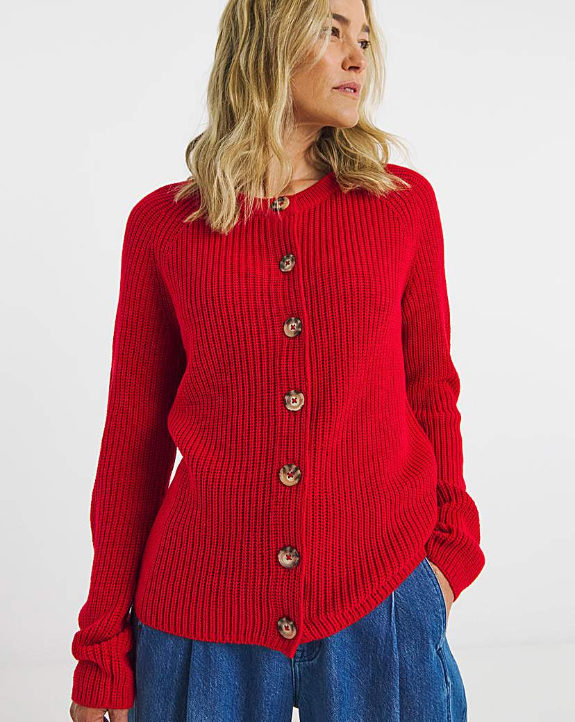 RAGLAN LONG SLEEVE CARDIGAN