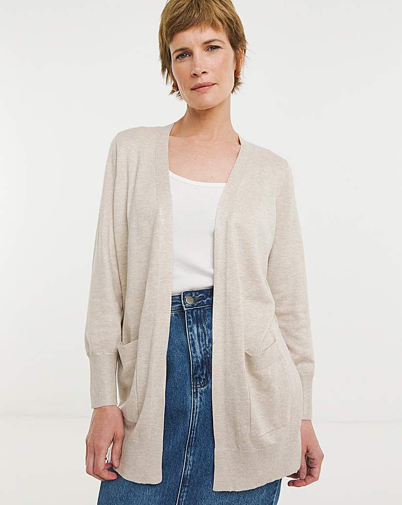 LONGLINE EDGE TO CARDIGAN