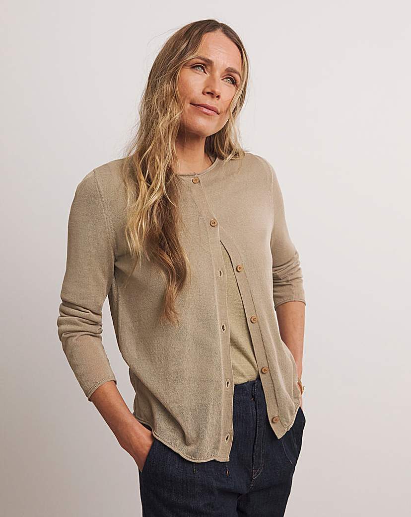 ANTHOLOGY LIGHTWEIGHT KNITTED CARDIGAN