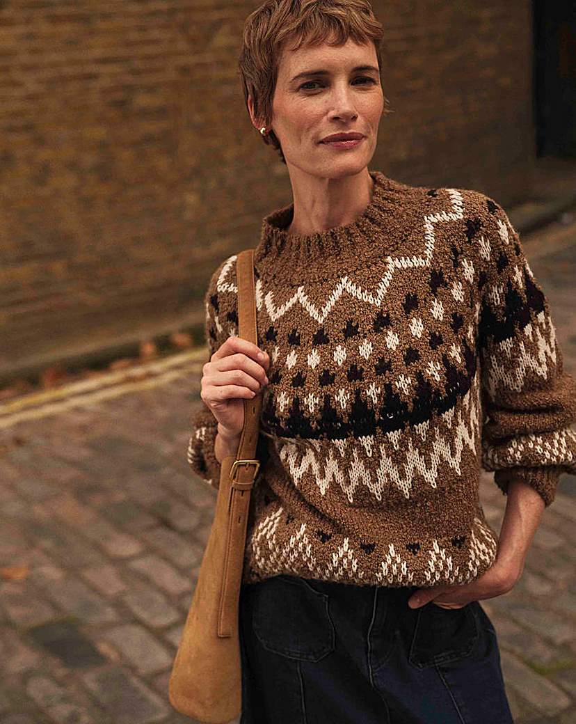 New In - ALL OVER FAIRISLE JUMPER