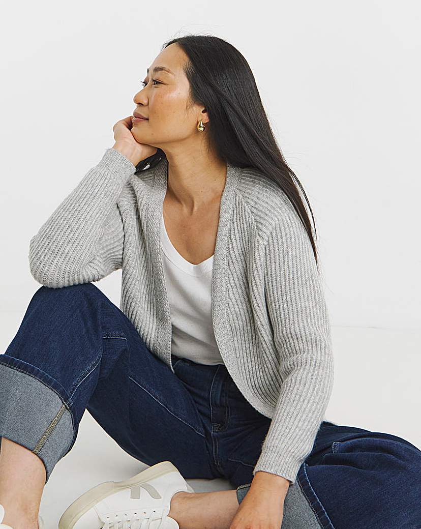 New In - RIBBED ETE CARDIGAN