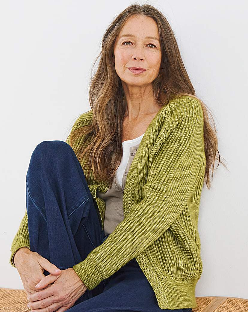 New In - RIBBED ETE CARDIGAN