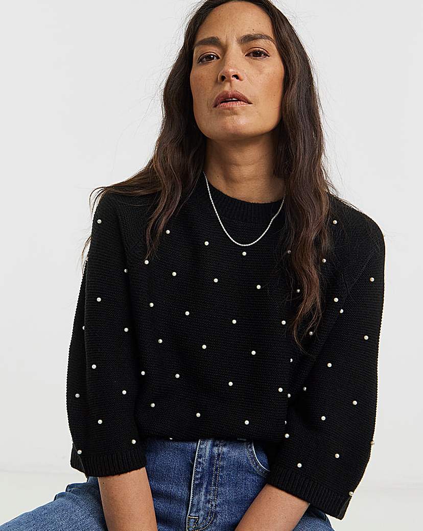 New In - PEARL RAGLAN SHORT SLEEVE JUMPER