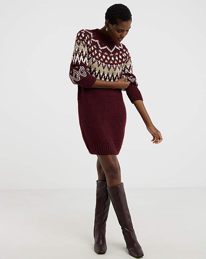 New In - FAIRISLE JUMPER DRESS