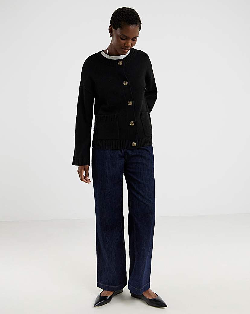 New In - CREW NECK WIDE SLEEVE JUMPER