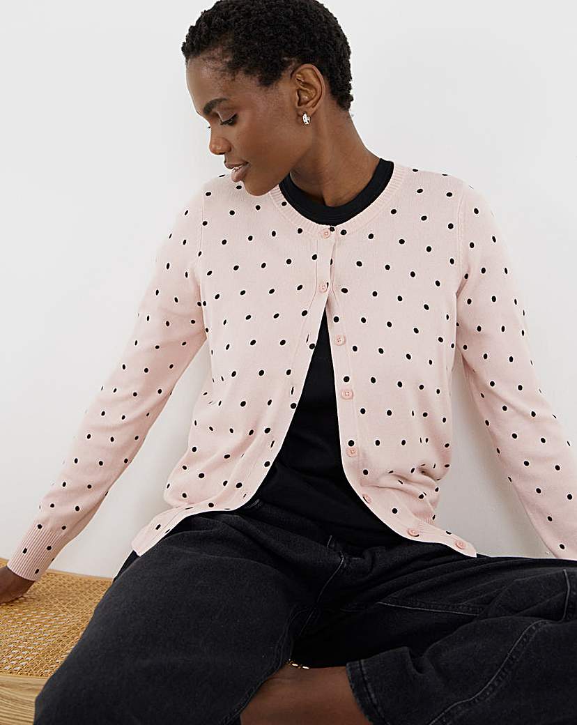 New In - CREW NECK CARDIGAN