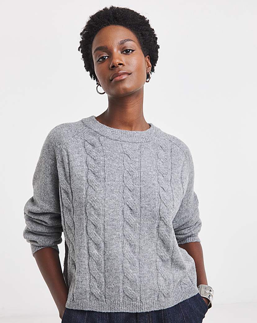 New In - Split Hem Cable Jumper