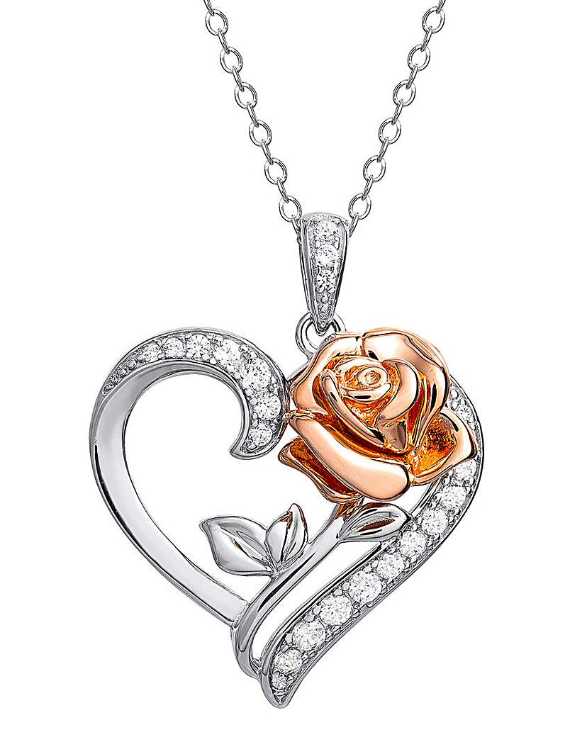 Image of Disney Princess Heart Pendant Necklace
