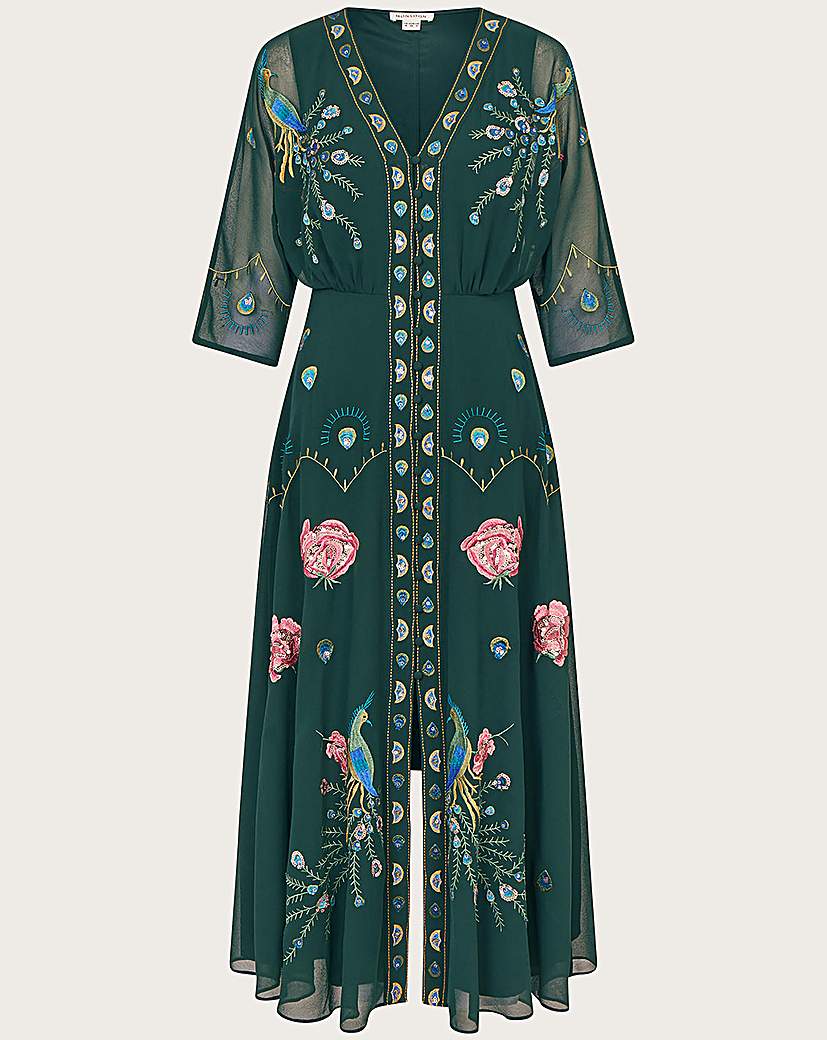 Flapper Dresses, Quality 1920s Flapper Dress Monsoon Perla Embellished Tea Dress £140.00 AT vintagedancer.com