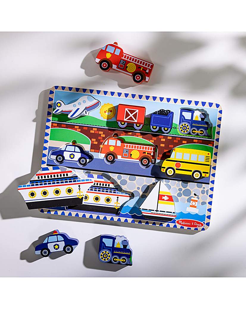 Melissa & Doug - Vehicle Chunky Puzzle