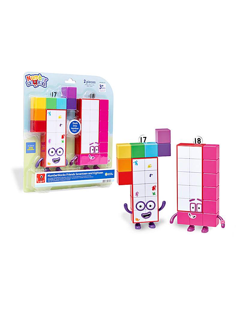 Numberblocks Friends Seventeen Eighteen