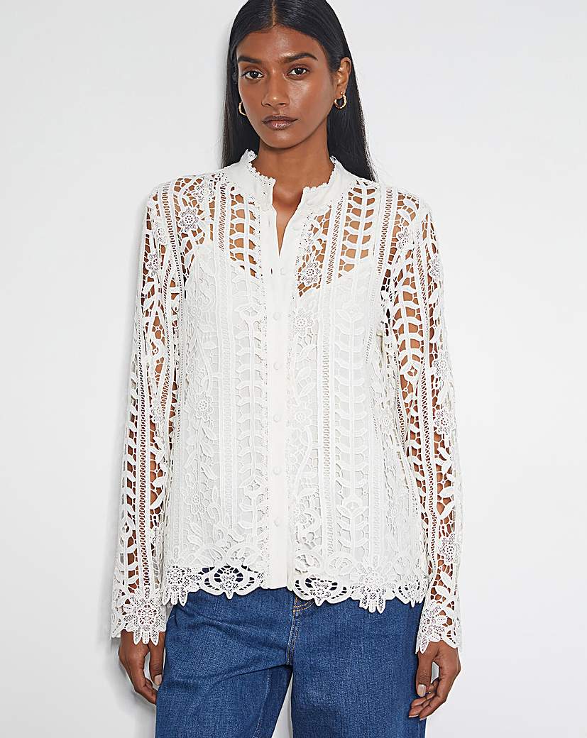 Monsoon Lottie Lace Shirt