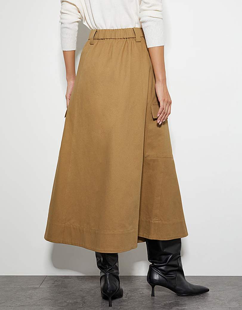 Monsoon Hanna Cargo Maxi Skirt