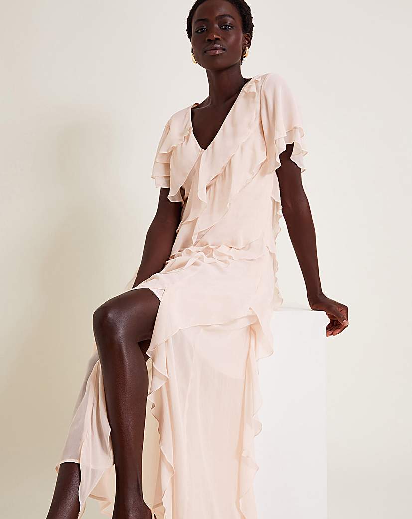Monsoon Renata Ruffle Maxi Dress