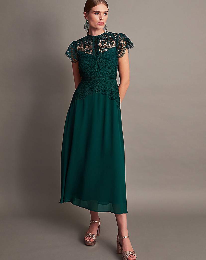 Monsoon Monica Lace Midi Dress