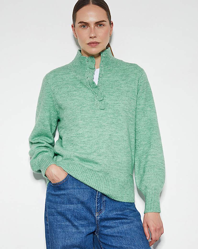 Monsoon Connie Half Button Jumper