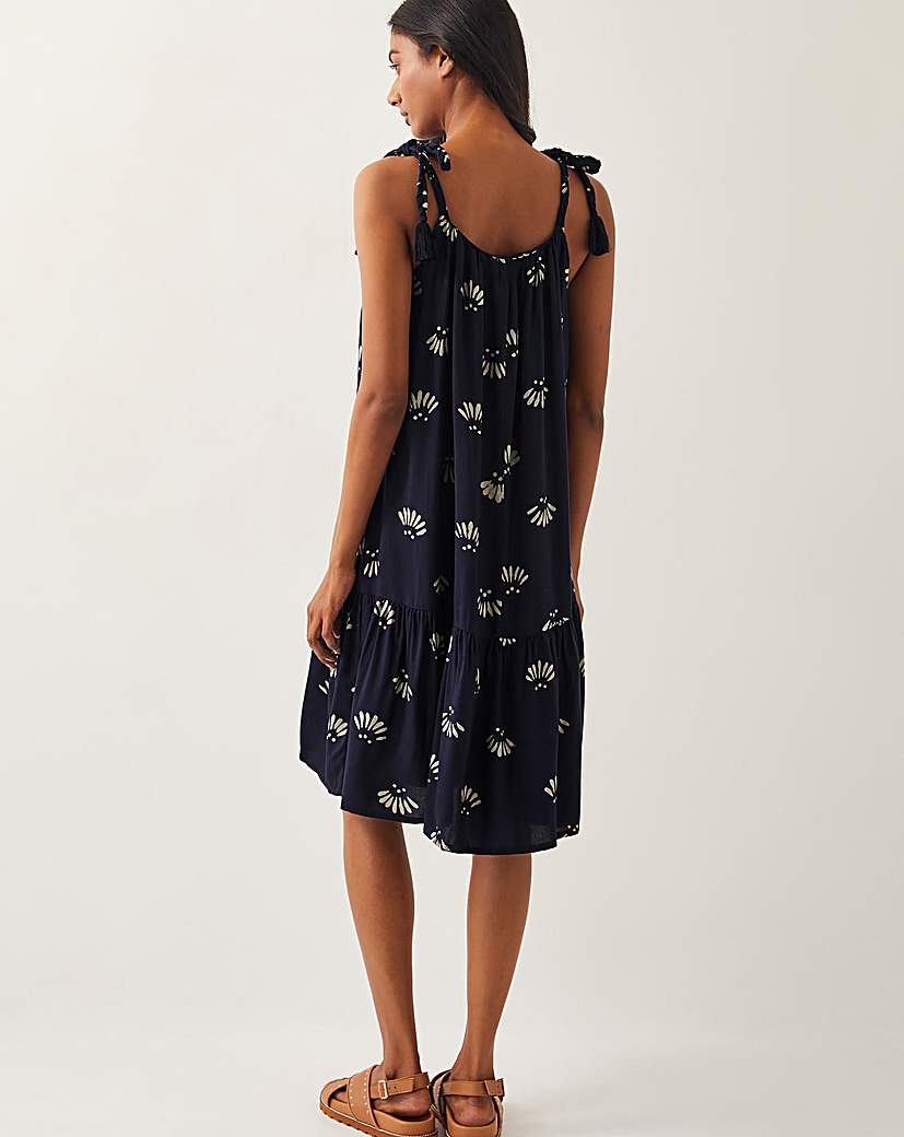 Monsoon Briana Strappy Batik Mini Dress