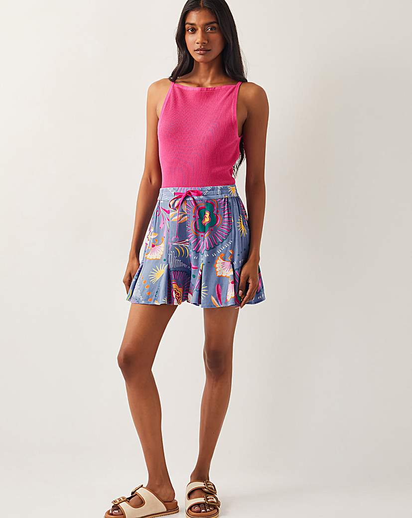 New In - Monsoon Monika Floral Print Shorts