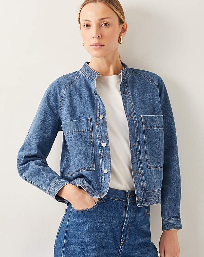 New In - Monsoon Binky Crop Denim Jacket