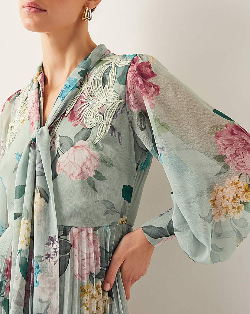 Monsoon Agnes Floral Midi Dress