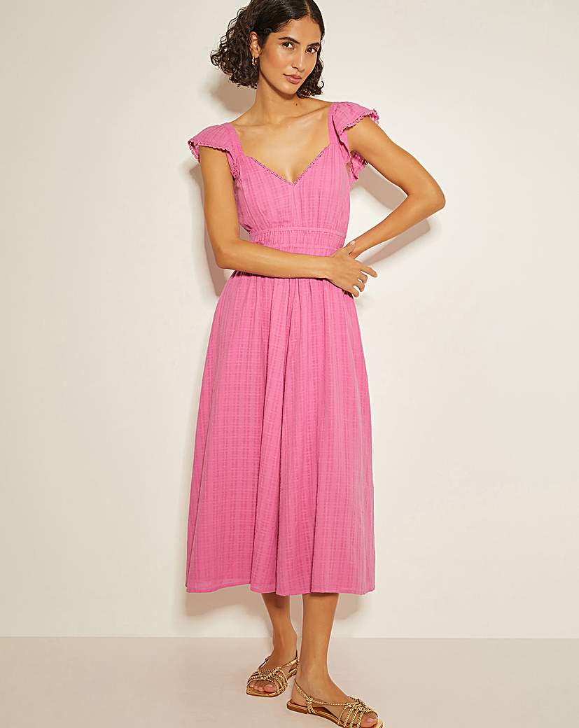 Monsoon Marlee Ruffle Midi Sun Dress