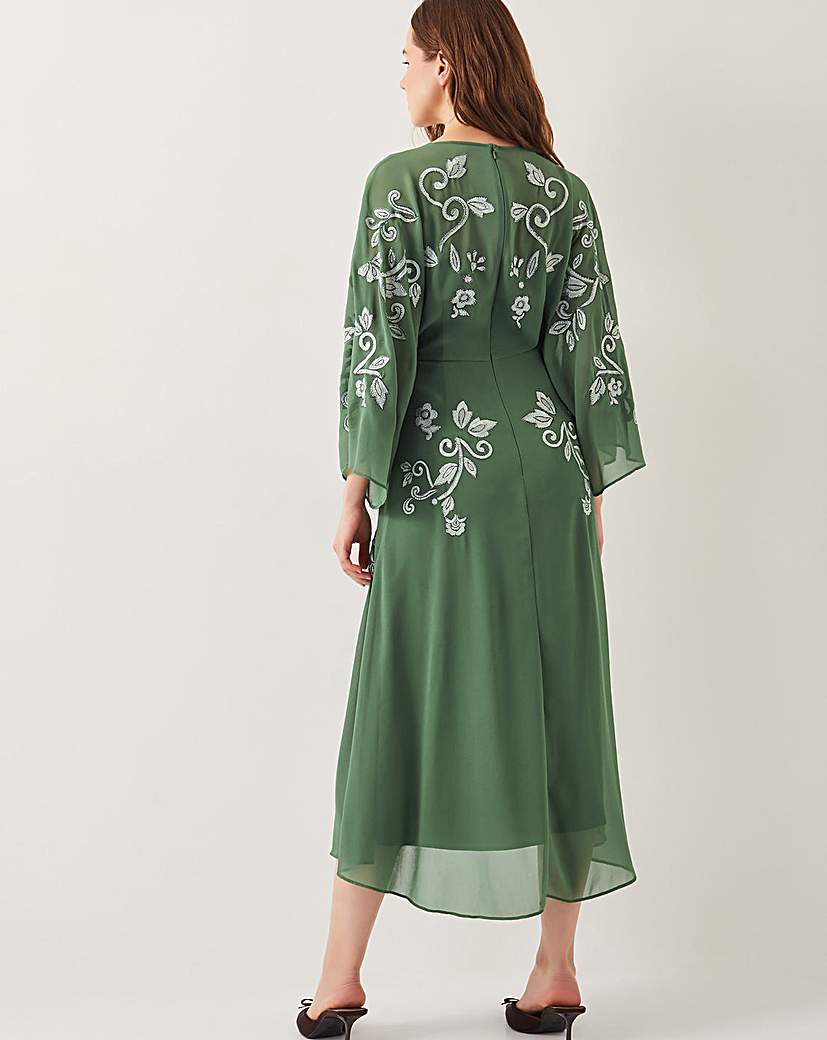 Monsoon Hannah Embroidered Tea Dress