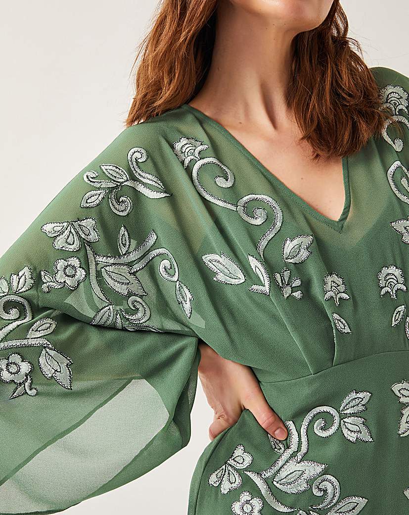 Monsoon Hannah Embroidered Tea Dress