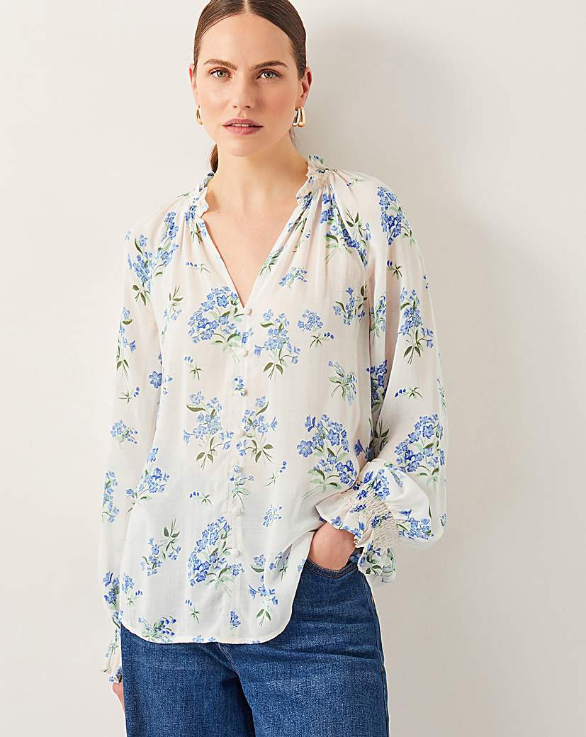 New In - Monsoon Sarah Sheer Floral Blouse