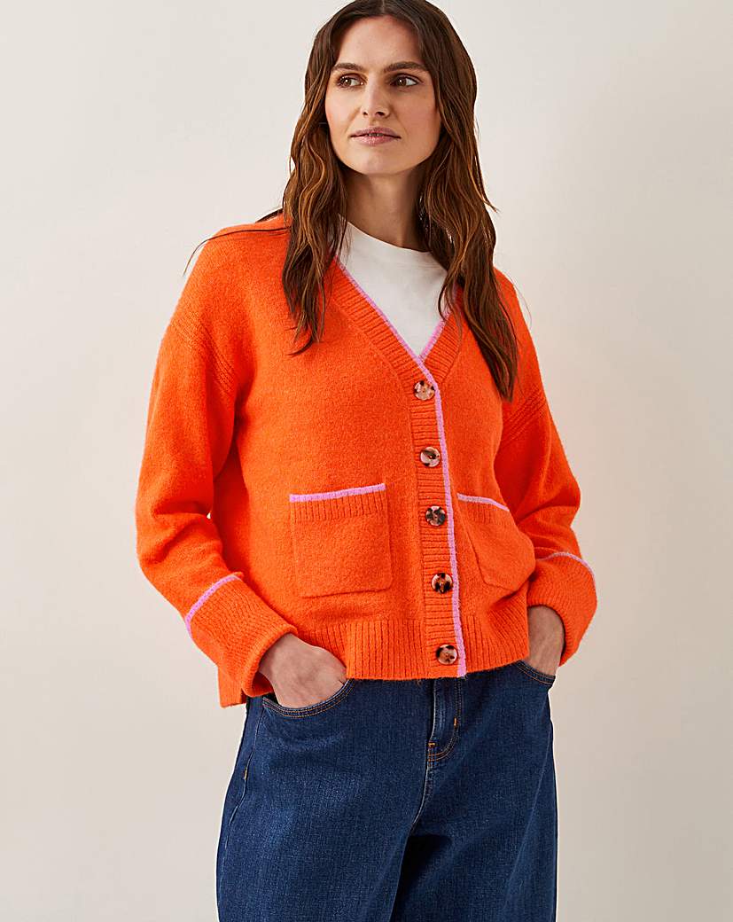 Monsoon Oona Oversized V-Neck Cardigan