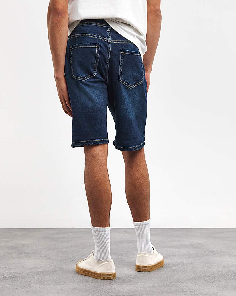 Stretch 5 Pocket Denim Short