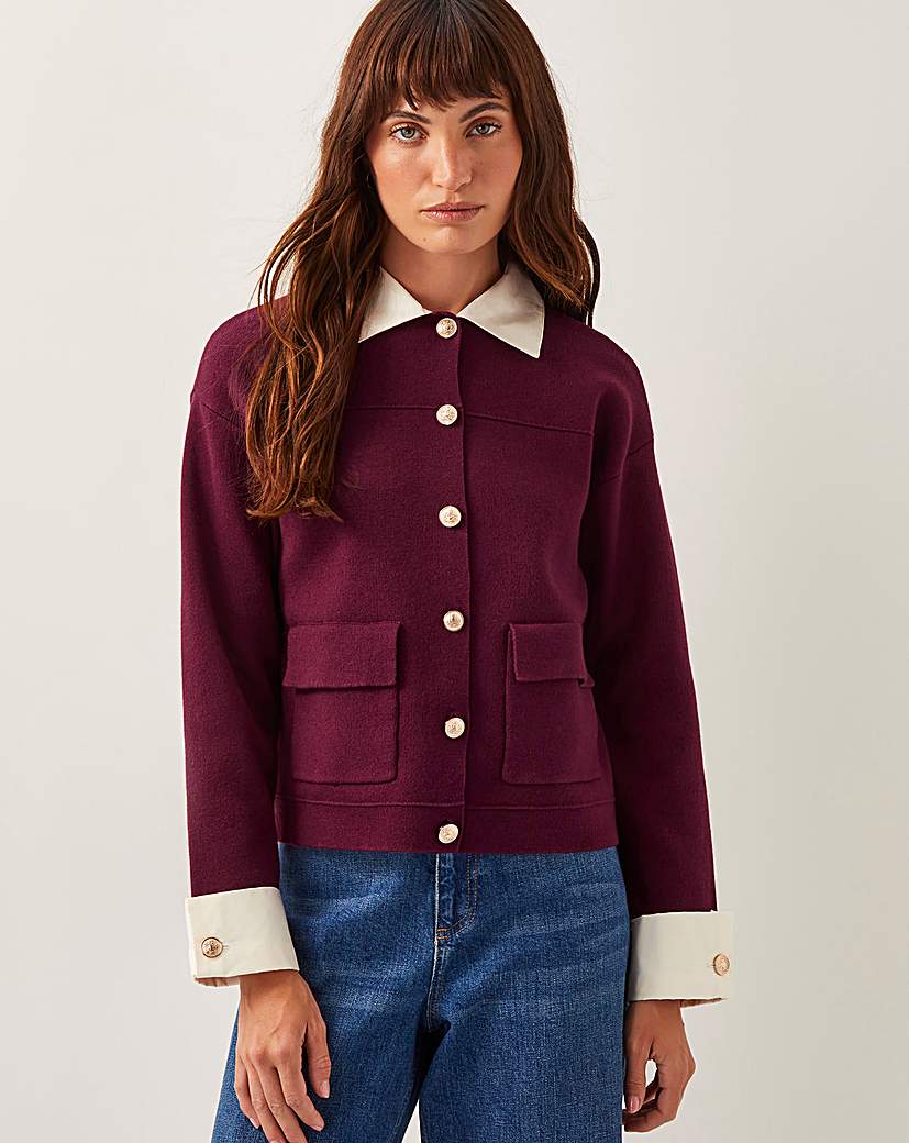 New In - Monsoon Nyla Knit Shirt Cardigan