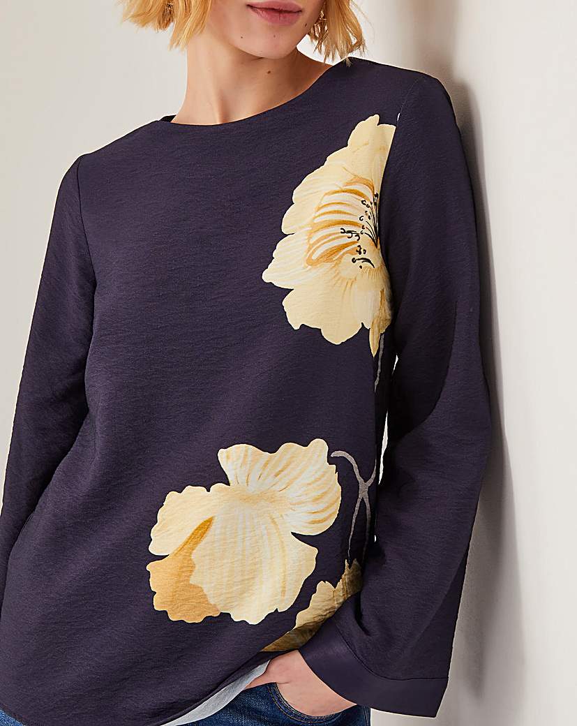 New In - Monsoon Fearne Long Sleeve Floral Top