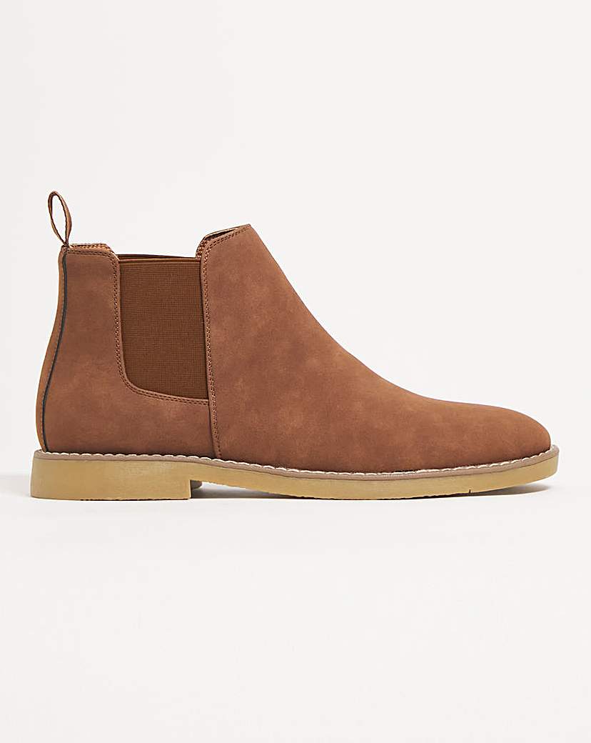 Jacamo Casual Flex Chelsea Boot Wide Fit