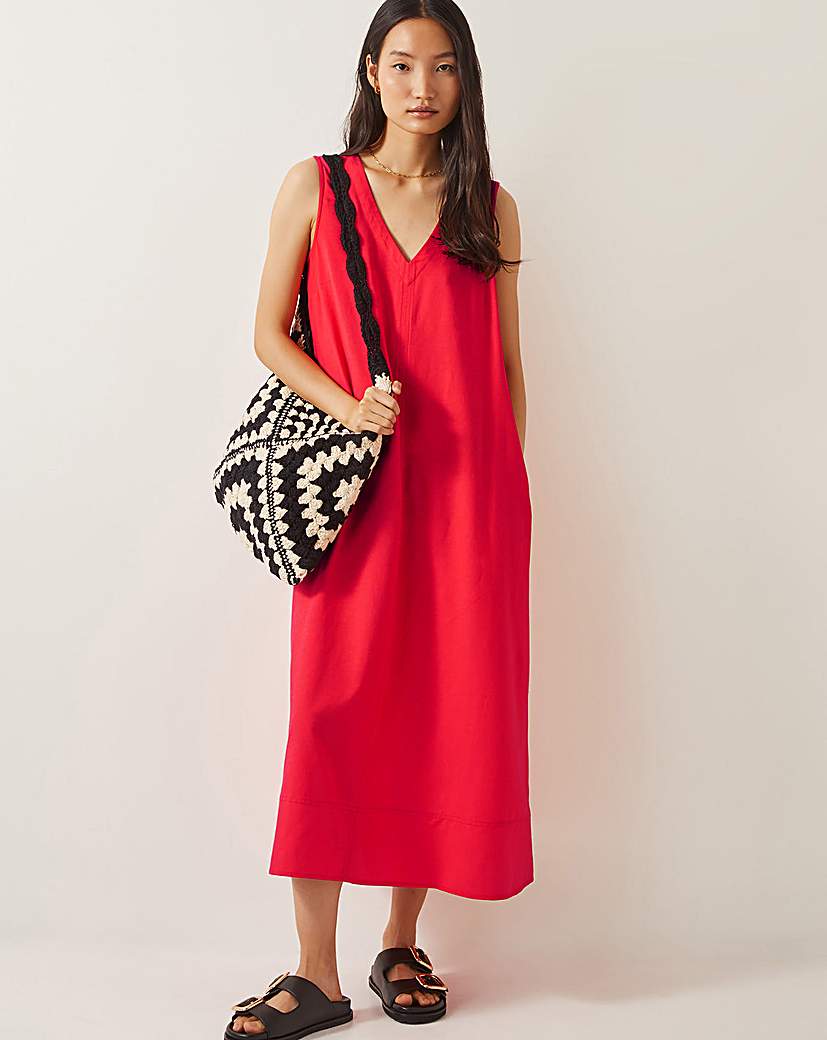 New In - Monsoon Britt Sleeveless Midi Dress