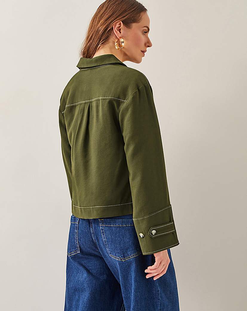 Monsoon Katya Contrast Cargo Shirt