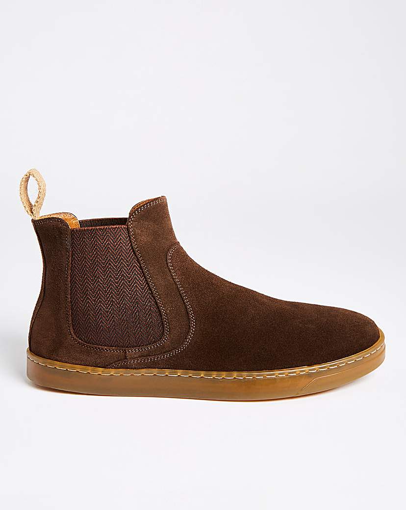 Brown Premium Suede Chelsea Boot