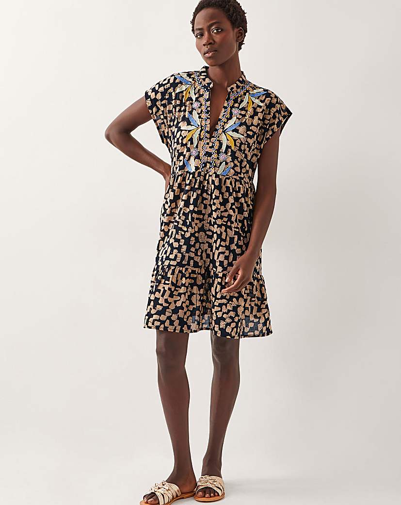 New In - Monsoon Ania Batik Mini Dress