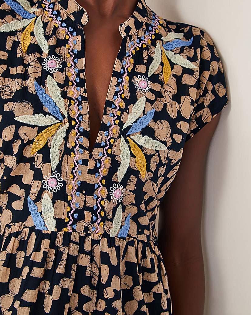 Monsoon Ania Batik Mini Dress