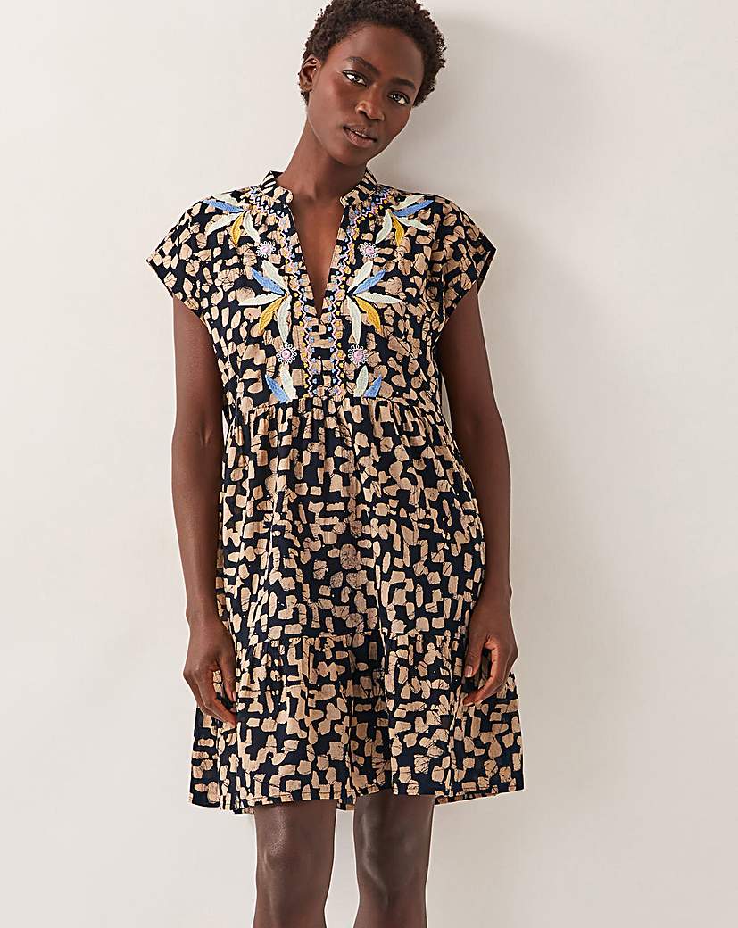 Monsoon Ania Batik Mini Dress